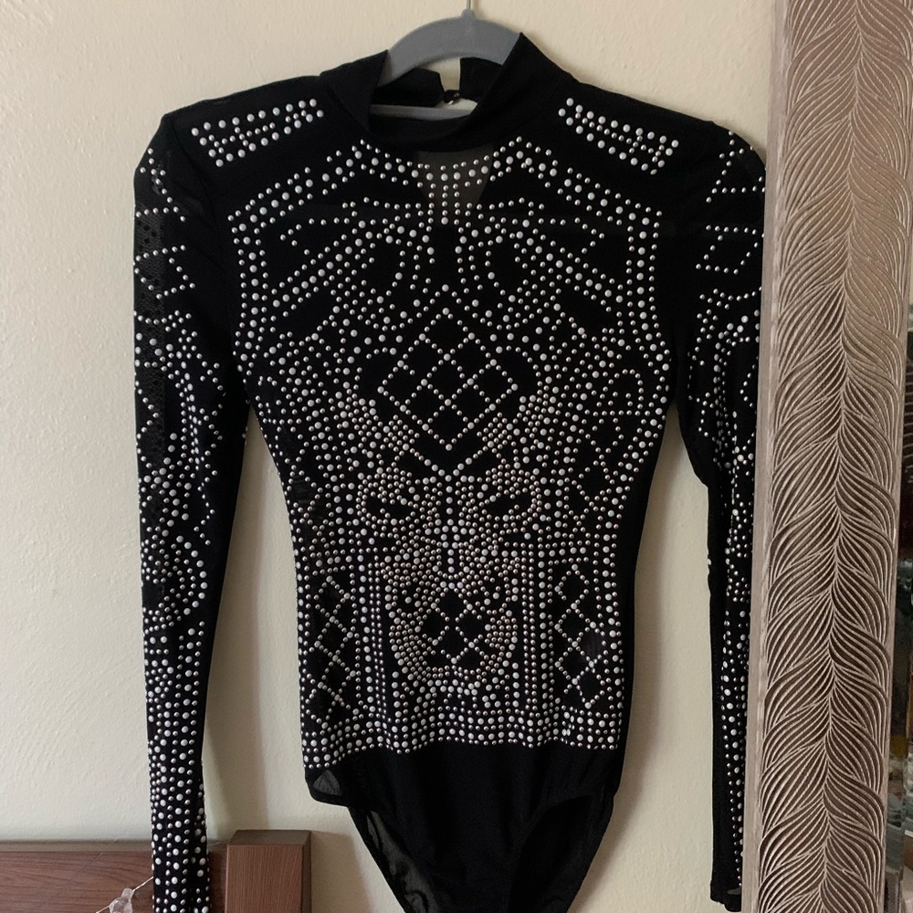 Balmain inspired bodysuit
